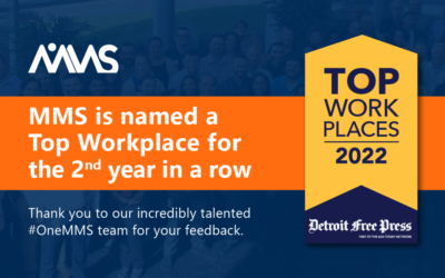 MMS Named Michigan Top Workplace For The Second Consecutive Year