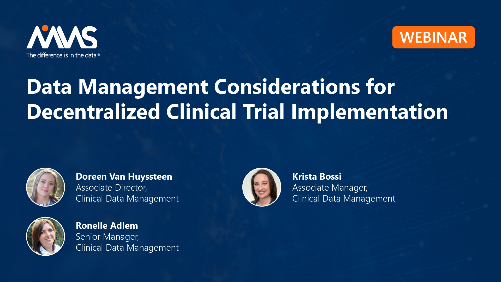 Data Management Considerations for Decentralized Clinical Trial Implementation