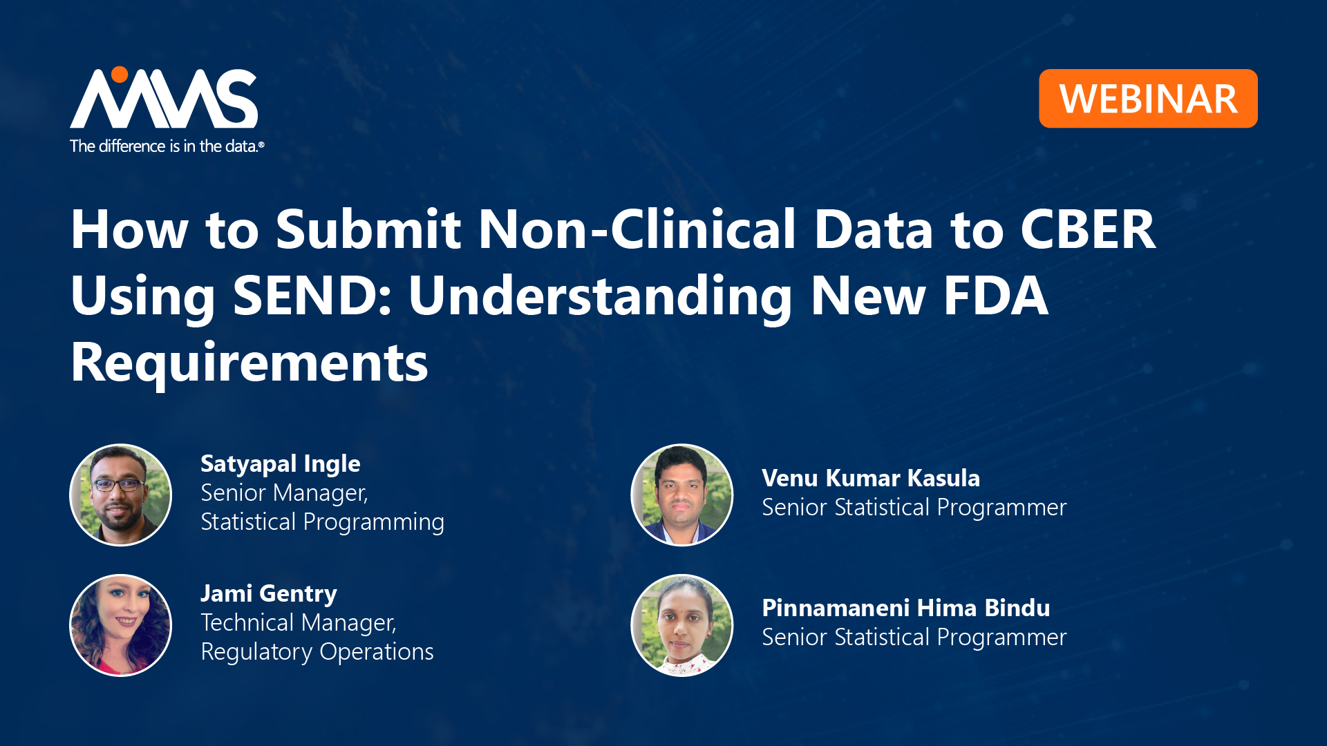 How to Submit Non-Clinical Data to CBER Using SEND : Understanding New FDA Requirements